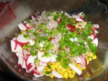 Bunter Maissalat - Rezept - Bild Nr. 6