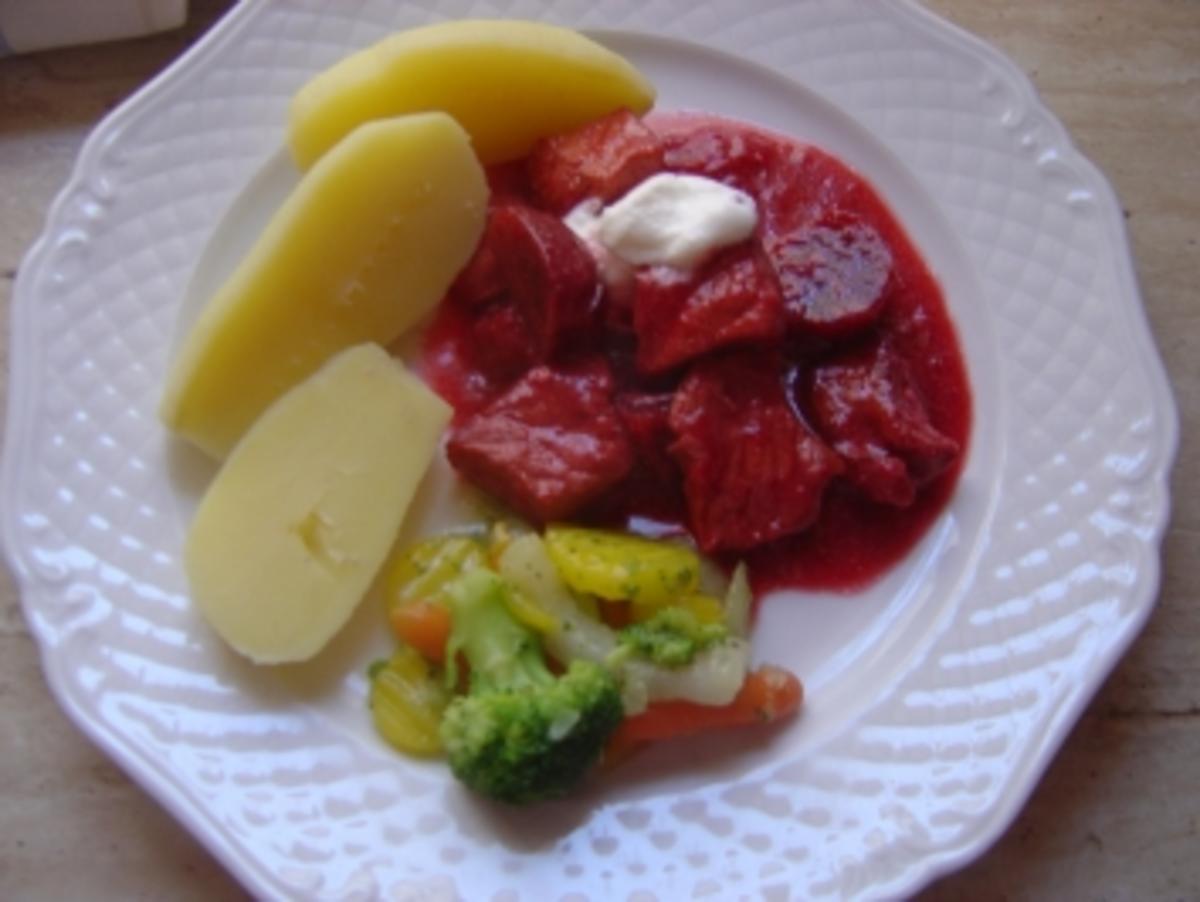 Ragout mit roten Beten - Rezept - Bild Nr. 2