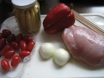 Rezept: Puten - Gemüse - Spieße Bild Nr. 2 Puten - Gemüse - Spieße - Rezept - Bild Nr. 2