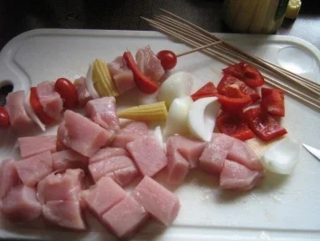 Rezept: Puten - Gemüse - Spieße Bild Nr. 3 Puten - Gemüse - Spieße - Rezept - Bild Nr. 3