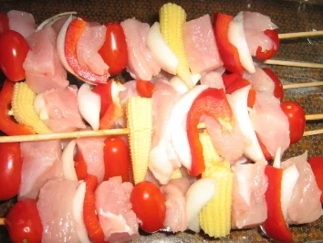 Rezept: Puten - Gemüse - Spieße Bild Nr. 5 Puten - Gemüse - Spieße - Rezept - Bild Nr. 5