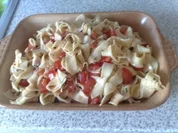 Sommerlicher Tomaten - Nudelsalat - Rezept