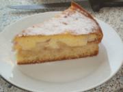 Apfelkuchen mit Vanille-Eiercreme - Rezept