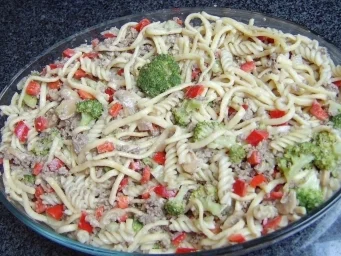 Nudel-Hackfleisch-Auflauf - Rezept