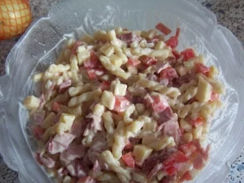 Rezept: Nudelsalat ala Gaby Nudelsalat ala Gaby - Rezept