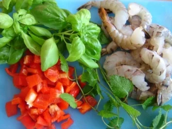 INSALATA TIEPIDA AI SCAMPI FIAMMEGGIATI - Rezept - Bild Nr. 2