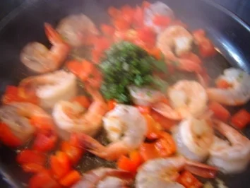 INSALATA TIEPIDA AI SCAMPI FIAMMEGGIATI - Rezept - Bild Nr. 5