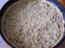 Runder Zwiebel-Speck-Kuchen - Rezept