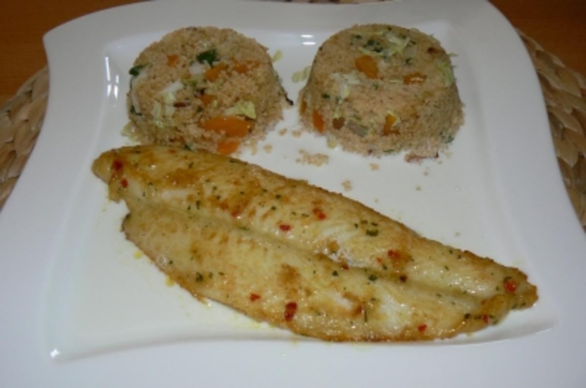 mariniertes Pangasiusfilet mit Couscousgemüse - Rezept - kochbar.de