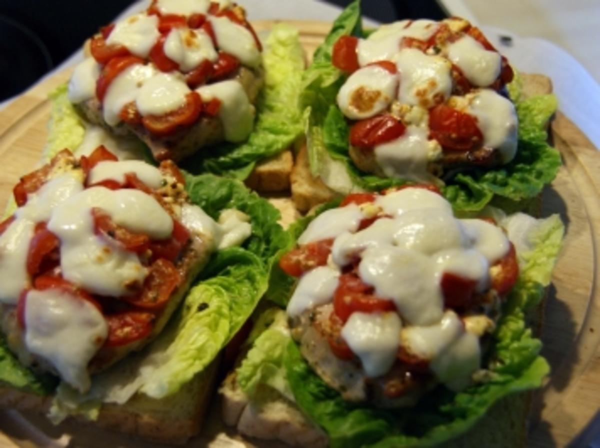 Bilder für Schweinischer Toast auf mediterane Art - Rezept