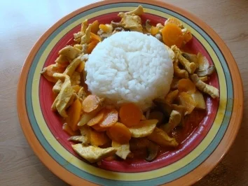 Rezept: Rotes Hähnchencurry Bild Nr. 2 Rotes Hähnchencurry - Rezept - Bild Nr. 2