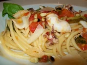 Babycalamari auf Pasta ,Basta! - Rezept