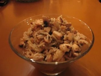 Rezept: Reisalat mit Steinchampignons Bild Nr. 2 Reisalat mit Steinchampignons - Rezept - Bild Nr. 2