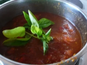 Rezept: Nonnas Tomatensugo Bild Nr. 5 Nonnas Tomatensugo - Rezept - Bild Nr. 5