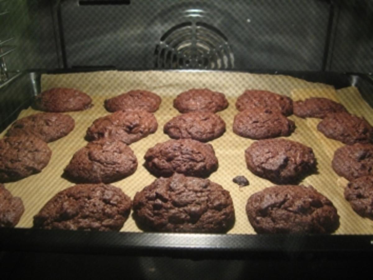 Double choclate Cookies - Rezept
