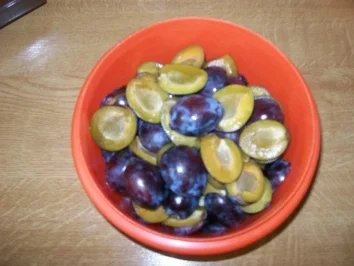 Rezept: Versunkener Pflaumenkuchen Versunkener Pflaumenkuchen - Rezept