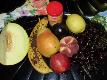 Rezept: Warmer Obstsalat mit Sahne Bild Nr. 2 Warmer Obstsalat mit Sahne - Rezept - Bild Nr. 2