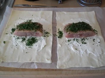 Rezept: Lachs im Versteck Bild Nr. 2 Lachs im Versteck - Rezept - Bild Nr. 2