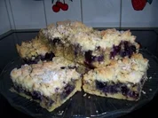 Heidelbeer- Kokos-Streuselkuchen - Rezept