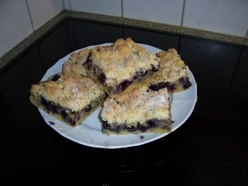 Heidelbeer- Kokos-Streuselkuchen - Rezept - Bild Nr. 2