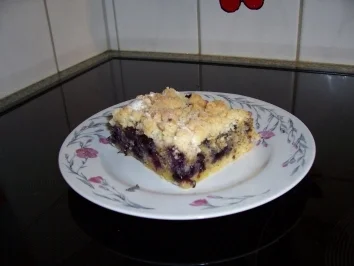 Heidelbeer- Kokos-Streuselkuchen - Rezept - Bild Nr. 3