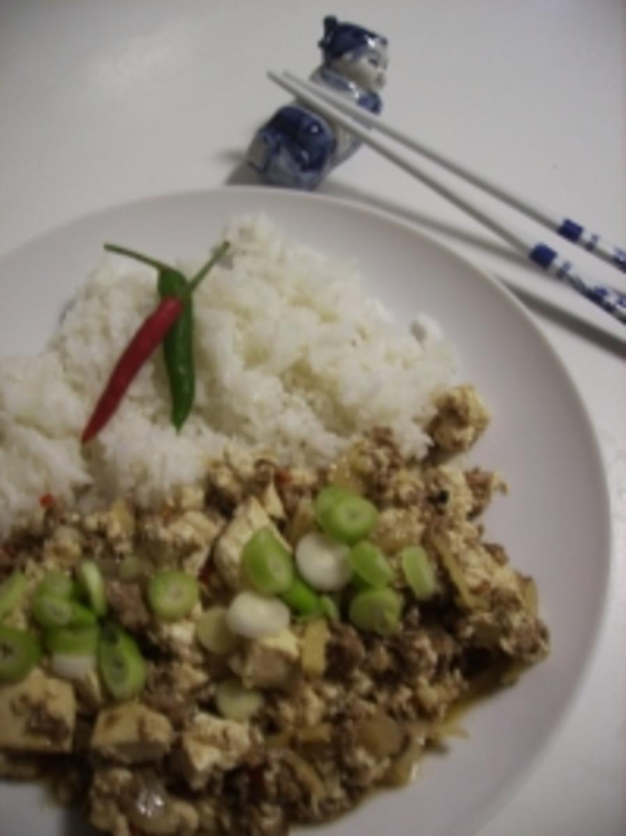 Mápó dòufu   麻婆豆腐 - Rezept - Bild Nr. 2