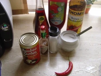 Rezept: Scharfe Bahamasoße Bild Nr. 2 Scharfe Bahamasoße - Rezept - Bild Nr. 2