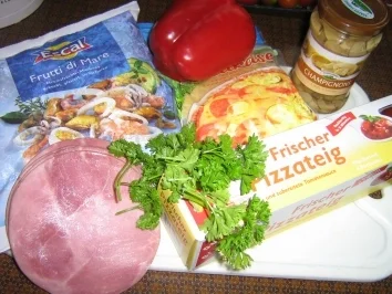 Pizza Land und Meer - Rezept - Bild Nr. 2