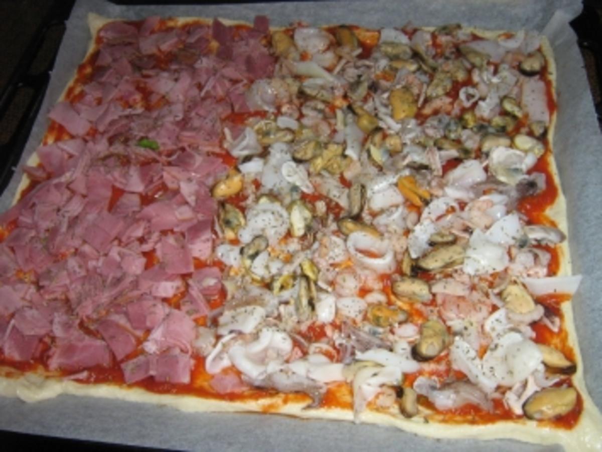 Pizza Land und Meer - Rezept - Bild Nr. 6