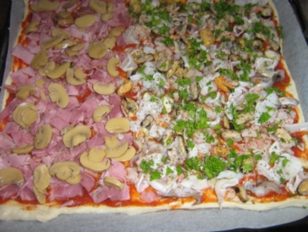 Pizza Land und Meer - Rezept - Bild Nr. 7