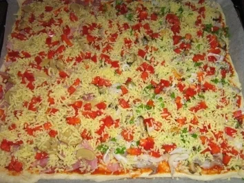 Pizza Land und Meer - Rezept - Bild Nr. 9