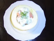 Melone mit Dillkrabben - Rezept