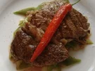 Entrecote mit Kardamon-Vanille-Peperoni-Butter - Rezept