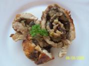 Schnitzelrolle mit Champignons - Rezept
