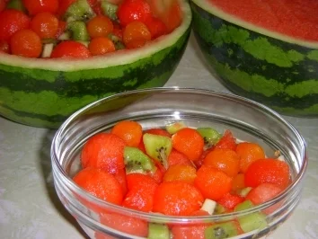 Rezept: MELONENSALAT Bild Nr. 2 MELONENSALAT - Rezept - Bild Nr. 2