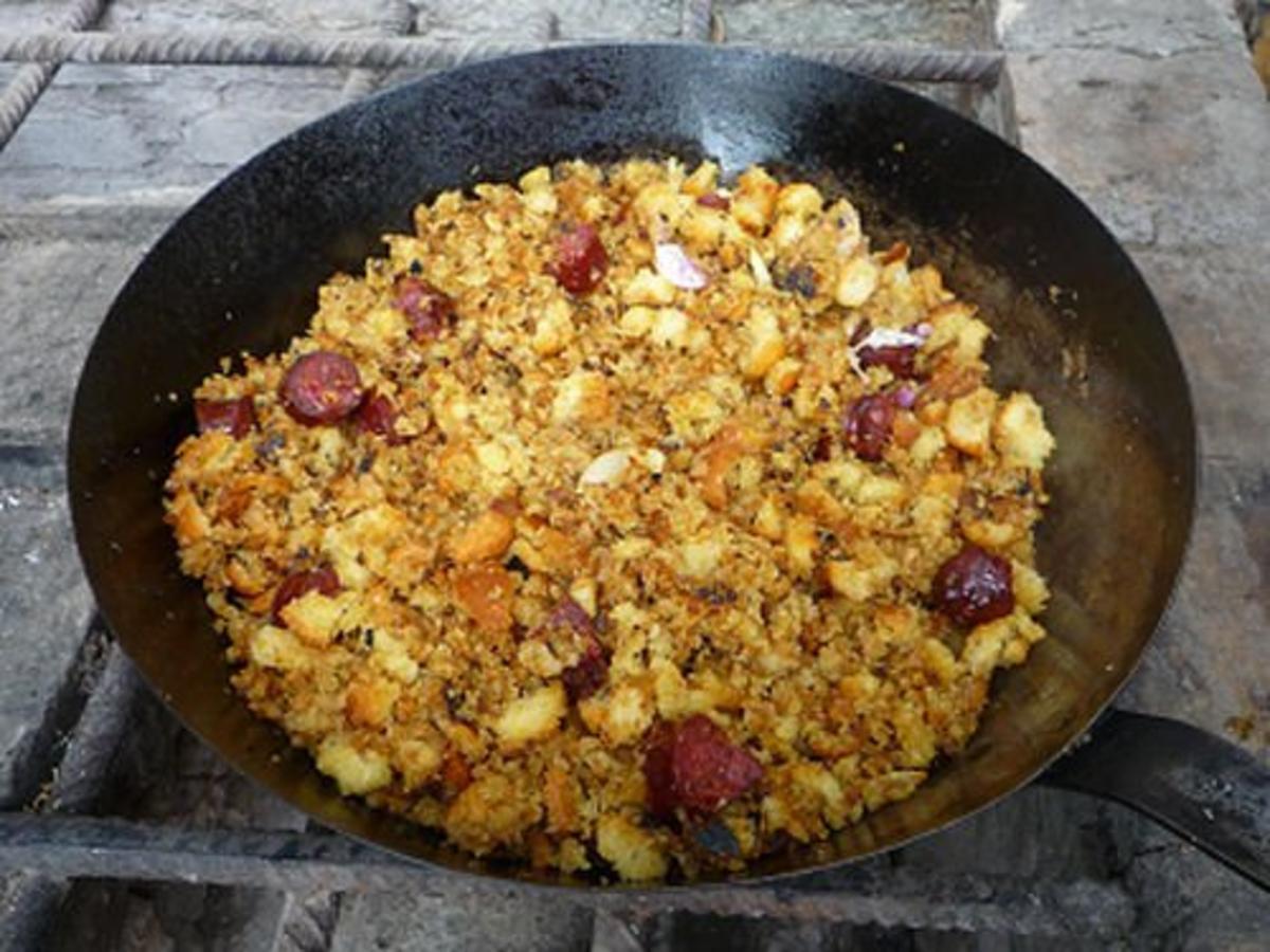 Bilder für MIGAS A LA EXTREMENA....- Migas aus der Extremadura / Aragonien - Rezept