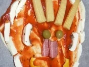 Jaqueline´s Gesichterpizza - Rezept