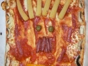 Rezept: Jaqueline´s Gesichterpizza Bild Nr. 4 Jaqueline´s Gesichterpizza - Rezept - Bild Nr. 4