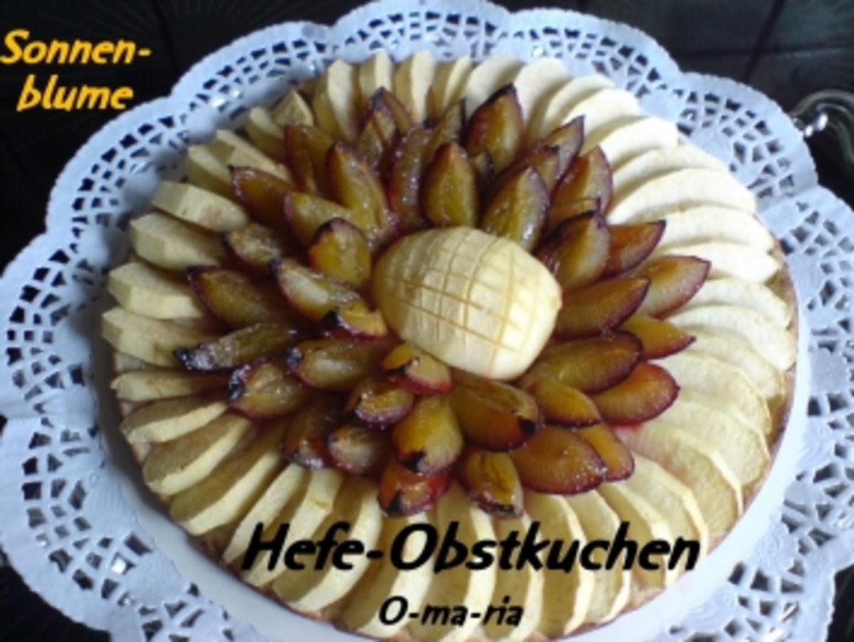 Kuchen  Hefe-Obstkuchen - Rezept