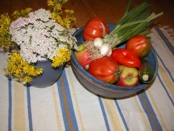 Salat von Rinderherztomaten - Rezept