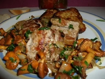 Schweinefilet mit Röstis und Pfifferlingen - Rezept - Bild Nr. 2