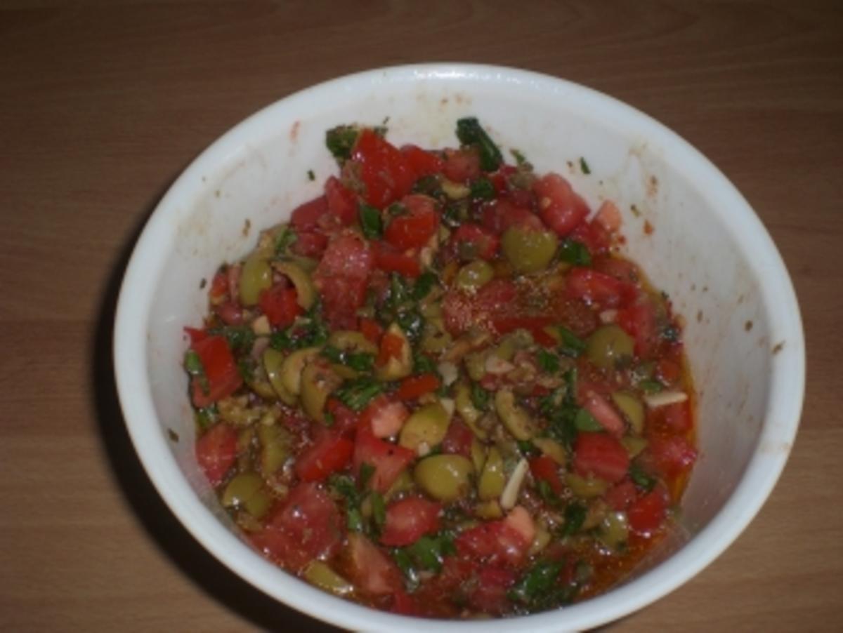 gebackene paprikaschoten mit chilis und tomaten - Rezept - Bild Nr. 2