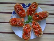 1a Bruscetta..ohne Backofen - Rezept