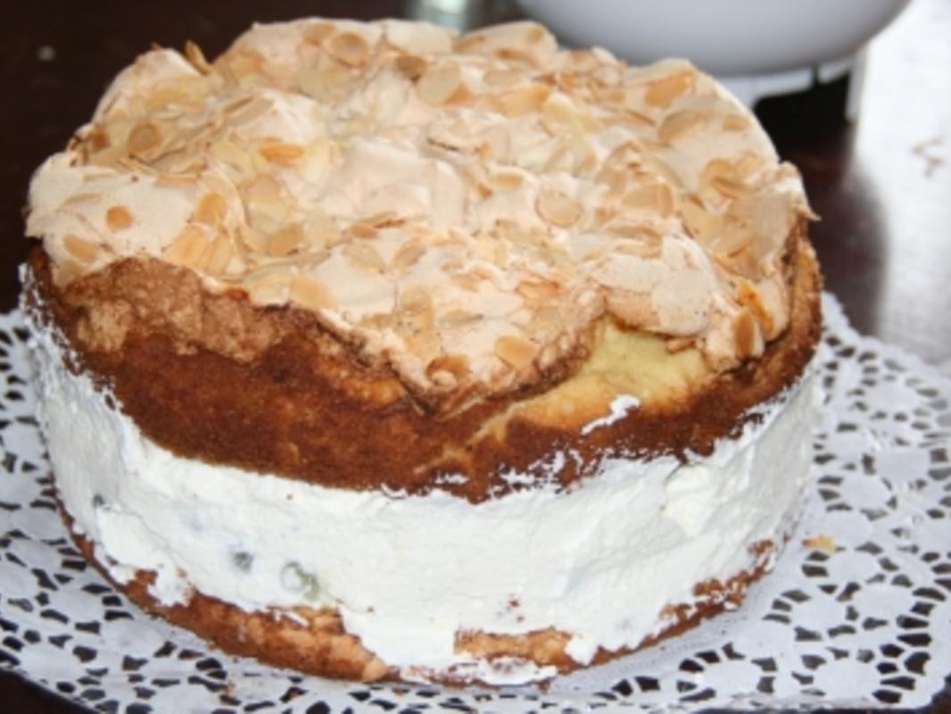 Stachelbeer - Baiser - Torte - Rezept mit Bild - kochbar.de