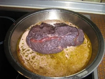 Rezept: Sauerbraten mit Sauerkirsch-Steinpilz-Soße meine Art Bild Nr. 4 Sauerbraten mit Sauerkirsch-Steinpilz-Soße meine Art - Rezept - Bild Nr. 4