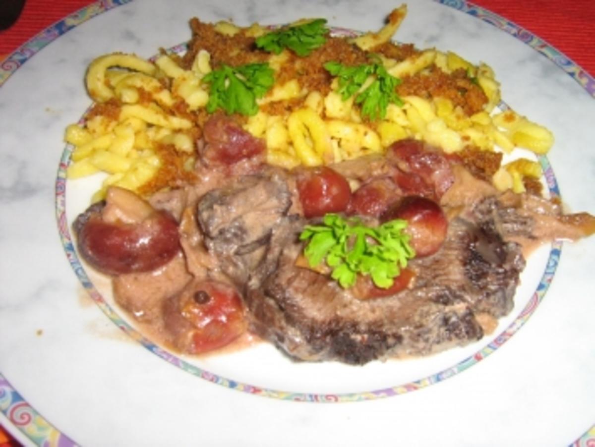 Sauerbraten mit Sauerkirsch-Steinpilz-Soße meine Art - Rezept - Bild Nr. 16