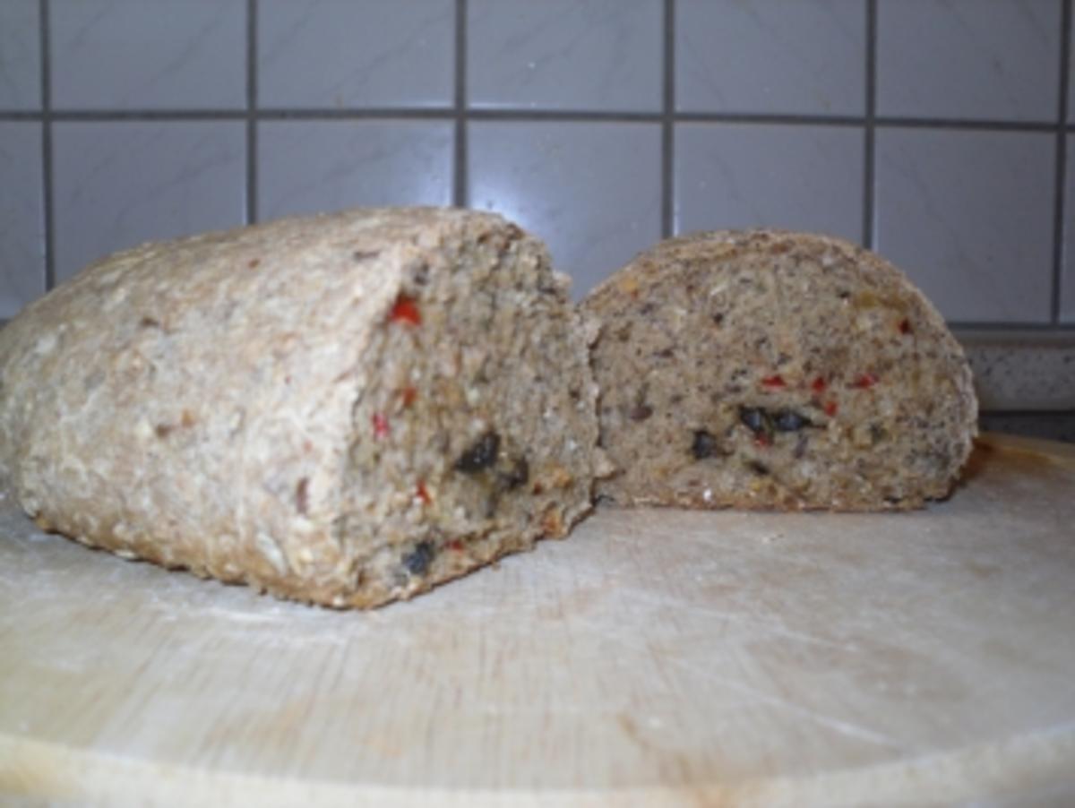 Chili-Oliven-Brot - Rezept