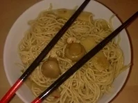 Rezept: chinesische Eiernudeln mit Putenfleisch chinesische Eiernudeln mit Putenfleisch - Rezept