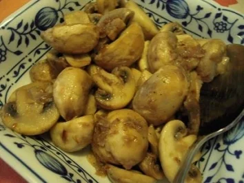 Schnitzel mit Champignons und Grillkartoffeln - Rezept - Bild Nr. 3