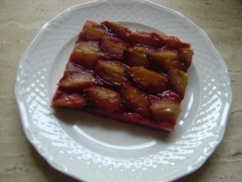 Pflaumenkuchen auf Hefe - Rezept